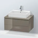 Duravit L-Cube 82x54,7cm, f Gr hgl, f Kons, 2 Schub.