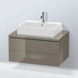 Duravit L-Cube 82x54,7cm, f Gr hgl, f Kons, 2 Schub.
