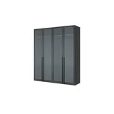 Dreamer eXpress Drehtürenschrank Dreamer ¦ schwarz ¦ Maße (cm): B: 202,5 H: 236 T: 58.5