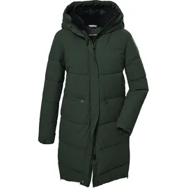 KILLTEC Damen Steppparka/Parka in Daunenoptik mit Kapuze KOW 16 WMN QLTD PRK, dunkelgrün, 38, 39697-000