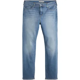 Levi's 5-Pocket-Jeans "314 PL SHAPING", Damen, Gr. 16 (48), Länge 30, eternal indigo mid, Denim/Jeans, Obermaterial: 80% Baumwolle, 19% Polyester, 1% Elasthan, straight fit lang, Jeans 5-Pocket-Jeans, mit Stretchanteil