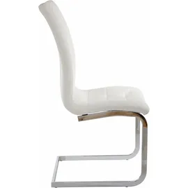 OTTO home Freischwinger Lola Kunstleder weiß 2er Set
