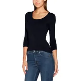 Only Onllive Love Life L/S Oneck Top Noos JRS T-Shirt, Schwarz, L EU