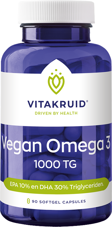 Vegan Omega 3 1000 Triglyceriden 300 DHA 100 EPA 60 (90 Kapseln)