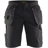 Blåkläder Service Shorts mit Nageltaschen "1494" - C44 - schwarz/gelb