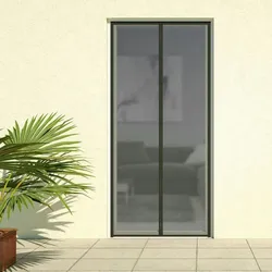 Hecht Magnet Lamellenvorhang DELUXE 100x220cm schwarz 101380105-VH