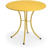 Emu Tisch Pigalle - 80 cm rund 62 - currygelb