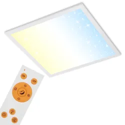 BRILONER LEUCHTEN Panel "Panel PALLAS", weiß, Lampen