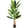 Costway 195 cm Kunstpflanze Tropische Palme mit Stabilem 27 Blättern