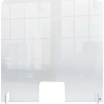 Centra Thekenaufsteller mit Durchreiche Acrylglas