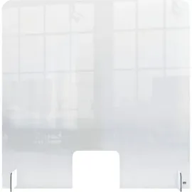 Centra Thekenaufsteller mit Durchreiche Acrylglas