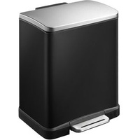 Eko Mülleimer E-Cube, VB 926812, matt schwarz, aus Edelstahl,