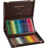 Caran d'Ache Caran d ́Ache 3888.480 Artist Holzkoffer 80 Farben Supracolor Soft