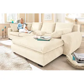 Home Affaire Eckcouch Mikrofaser 4-Sitzer Beige