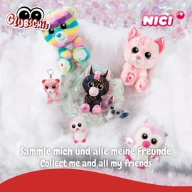 NICI Glubschis Einhorn 15 cm Schwarz
