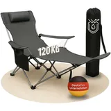 Coemo Campingstuhl Grau