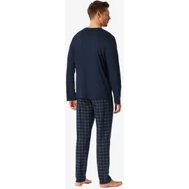 SCHIESSER Pyjama Fine Interlock Blau 52