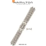 Hamilton Metall Jazzmaster Band-set Edelstahl H695.385.100 - silber