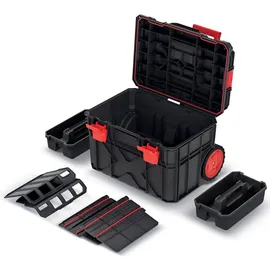 Kistenberg Werkzeugtrolley 2 Tragen schwarz 54,6 x 38 x 40