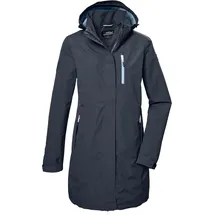 KILLTEC Damen Funktionsparka/Parka mit abzippbarer Kapuze KOS 30 WMN PRK, deep water, 50, 42918-000