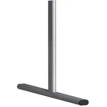Franken Einzelsäule m.Standardfuß 60cm grau H:189cm