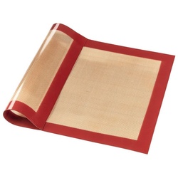 Xavax Backmatte »Backmatte aus Silikon, eckig, 40 x 30 cm, Rot-Brau«, Silikon (1-tlg)