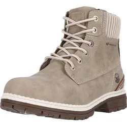 Stiefel WHISTLER "Lasti", Gr. 39, braun (braun, beige), Synthetik, klassisch, Schuhe, mit Schnürung und Allwetterprofil