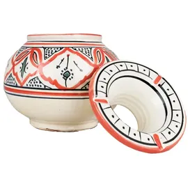 Marrakesch Orient & Mediterran Interior Marokkanischer Aschenbecher Sturmaschenbecher Amiya | XL