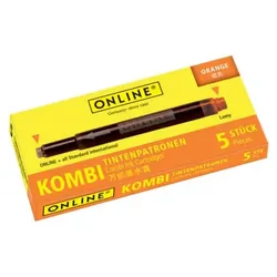 Online Tintenpatrone orange 4014421171740 Online 5 Stück