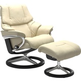 Stressless Stressless® Relaxsessel »Reno«, mit Signature Base, Größe S, M & L, Gestell Schwarz beige