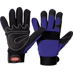 Arbeitshandschuhe Synthetikleder blau blau - 1530GR8 - blau