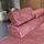 masseno Eckcouch Polyester mit Schlaffunktion L-Form 2-Sitzer Rosa