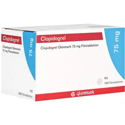 CLOPIDOGREL Glenmark 75 mg Filmtabletten 100 St