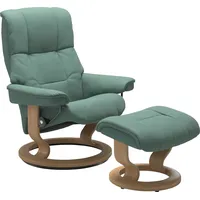 Stressless Relaxsessel Mayfair Leder 75 x 99 x 73 cm Grün mit Relax-Funktion