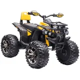 Homcom Kinderauto gelb B/H/L: ca. 65x100x73 cm, - gelb