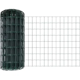 vidaXL Zaun 0,6 x 10 m Grün/Stahl