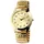 Classix 2700004-002 Analog Herrenuhr mit Metallzugband, goldfarben