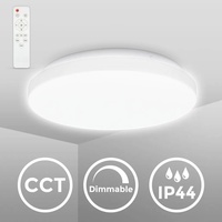 B.K.Licht CCT-LED Bad-Deckenleuchte,weiß,IP44, LED/12W