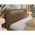 mks möbel Polsterbett GOLD 5 CLASSIC 140/200 - Braun Kunstleder - Multipocket-Matratze