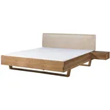 MASSIVMOEBEL24.DE FICHTELBERG 180 x 200 cm Beige