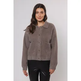 RINO & PELLE Strickjacke BUBBLY braun M