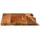 vidaXL Badezimmer-Waschtischplatte Massivholz Akazie 80x52x3,8 cm