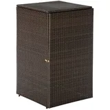 Merxx Mülltonnenabdeckung 64 x 64 x 109 cm braun