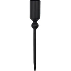 Folk Klassischer Kerzenhalter 15 cm schwarz