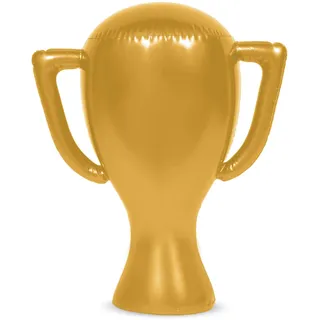 Folat - Aufblasbare Trophäe, goldfarben, 45 cm, 31623