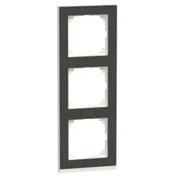 Merten MEG4030-3674 M-Pure Decor-Rahmen, 3fach, Eiche/aktivweiß, M-Pure Decor MEG40303674