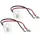 tomzz Audio 7125-001-1 Lautsprecheradapter (2er Set) auf DIN kompatibel mit Kia Picanto II TA Ceed ab 2018 Pro Ceed ab 2012-2018 Rio 3 UB