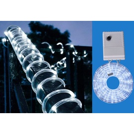 Trendline LED-Lichterschlauch Maxi Außen 25 m warmweiß-kaltweiß mit Timer, 8 Lichteffekte