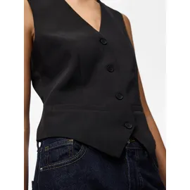 Pieces Anzugweste mit angedeutete Taschen Modell 'BOZZY VEST Black, XS