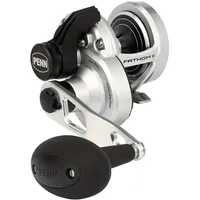 Penn Fathom II Lever Drag Trollingrolle - Black Silver - 15